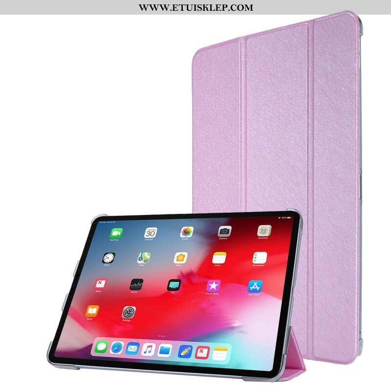 Etui Na Telefon do iPad Pro 12.9" (2022) Jedwabna Tekstura Sztucznej Skóry
